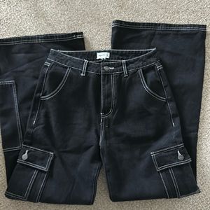 Wide leg baggy cargo Jeans